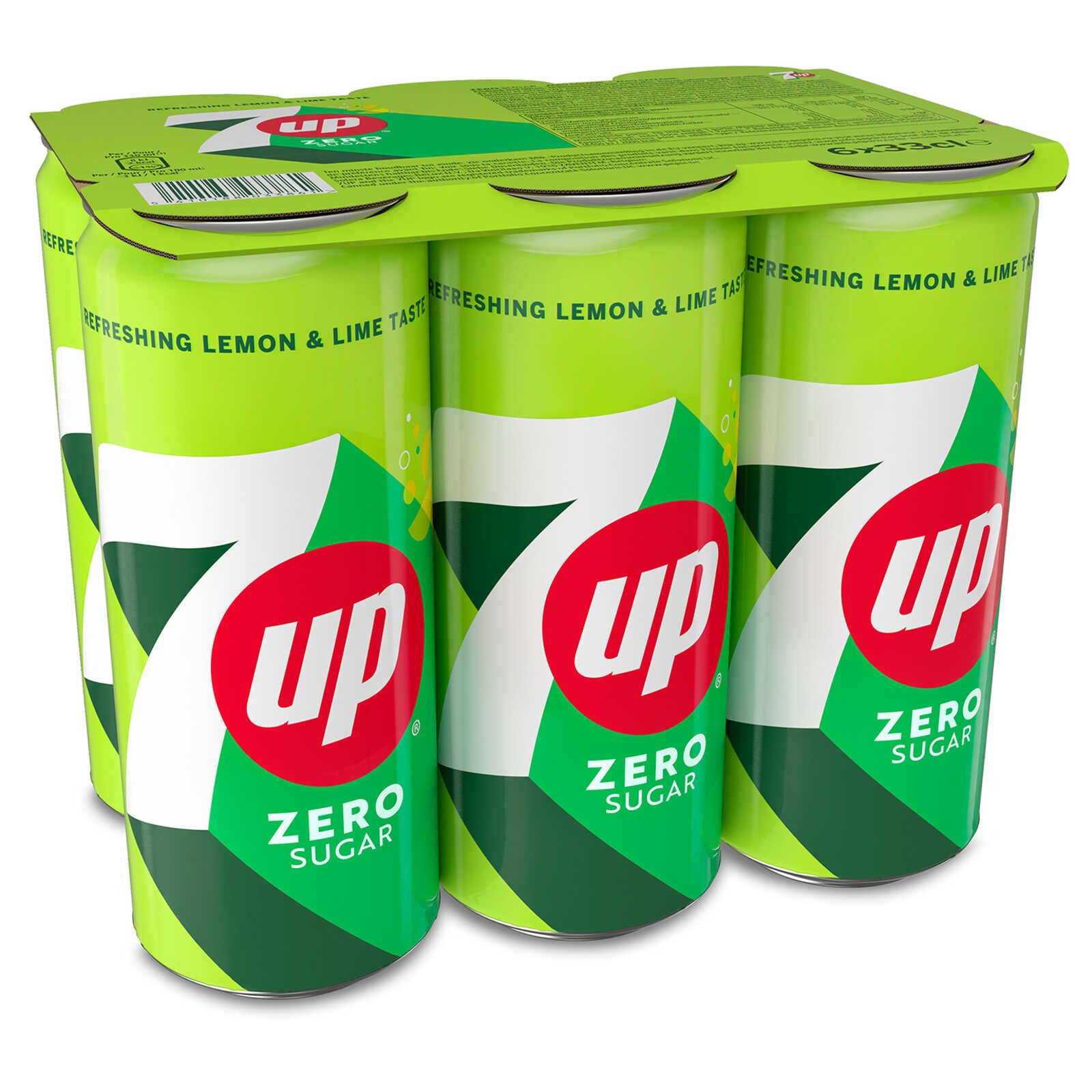 7Up Limoen & Citroen | Limonade | Zonder Suiker | 33Cl