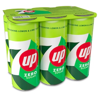 7Up | Citron Vert & Citron | Limonade | Sans sucres | 33Cl 