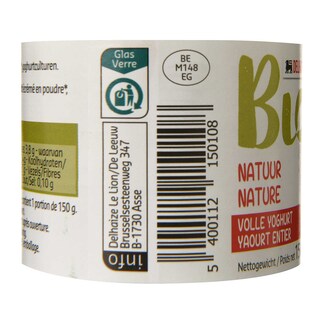 Delhaize | Bio | Yaourt | Entier | Nature | Bio 