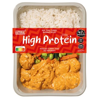 Natural Healthy Meals | Poulet | Thai Curry | Riz 525 gr