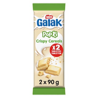 Galak | Tablet | Witte Choco | Krokante rijstkorrel 