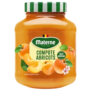 Materne | Compot | Abrikozen | Bokaal 