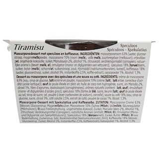 Delhaize | Tiramisu | Speculaas 