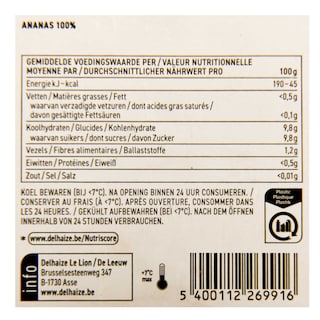 Delhaize | Ananas 325 gr