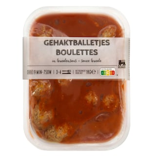 Delhaize | Balletjes | Tomatensaus 