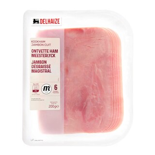 Delhaize | Ham | Ontvet | Gekookt | Sneden 