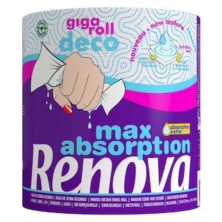 Renova | Essuie-Tout | Gigaroll | 280 feuilles 