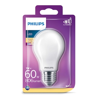 Philips | LED | 60W | A60 | E27 | Warm White 