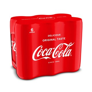 Coca-Cola | Original taste | Canette 6 x 33 cl