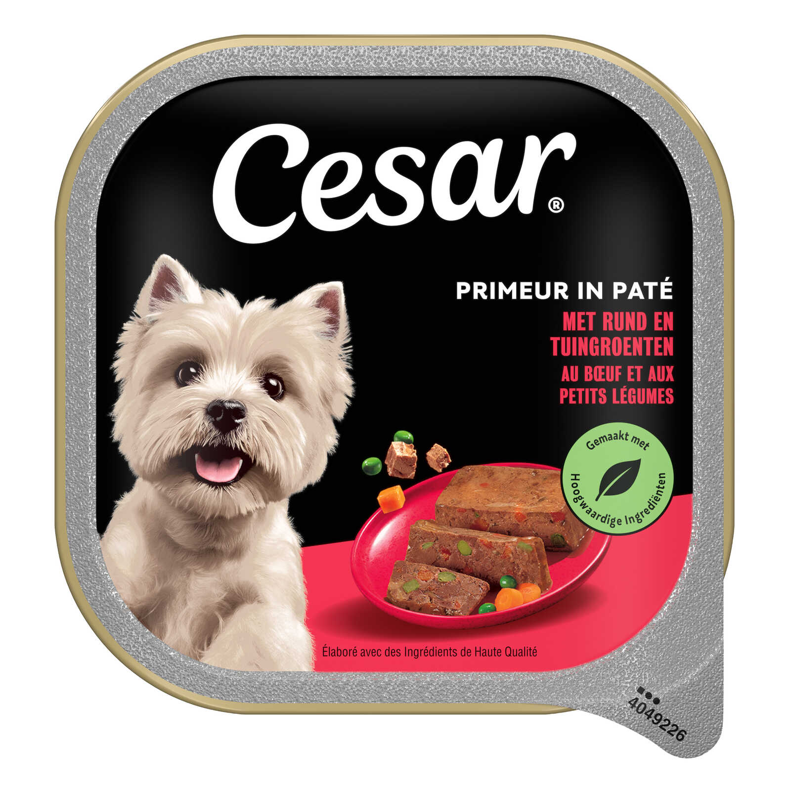 Cesar Hondenvoeding | Terrine | Rund | Wortel