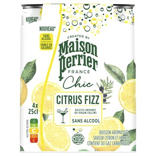 Maison Perrier | Chic | Citrus Fizz | limonades 4 x 25 cl