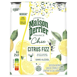 Maison Perrier | Chic | Citrus Fizz | limonades 4 x 25 cl