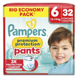 Pampers | Premium Protection | Culottes | Taille 6 