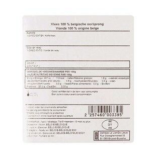 Delhaize | Côte | Veau 