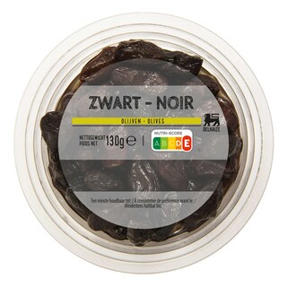 Delhaize | Olive noir 130 gr