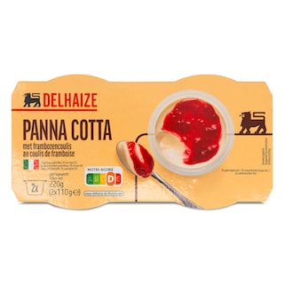 Delhaize | Panna cotta | Framboise 