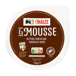 Delhaize | Mousse | Chocolat amer | 70 % cacao 