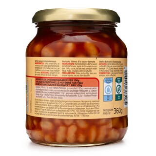Delhaize | Witte bonen | Tomatensaus 360 gr