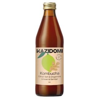 Kazidomi | Kombucha tea | Limoen gember | Bio 