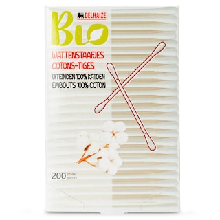 Delhaize | Cotons Tiges | Bio 200 pc