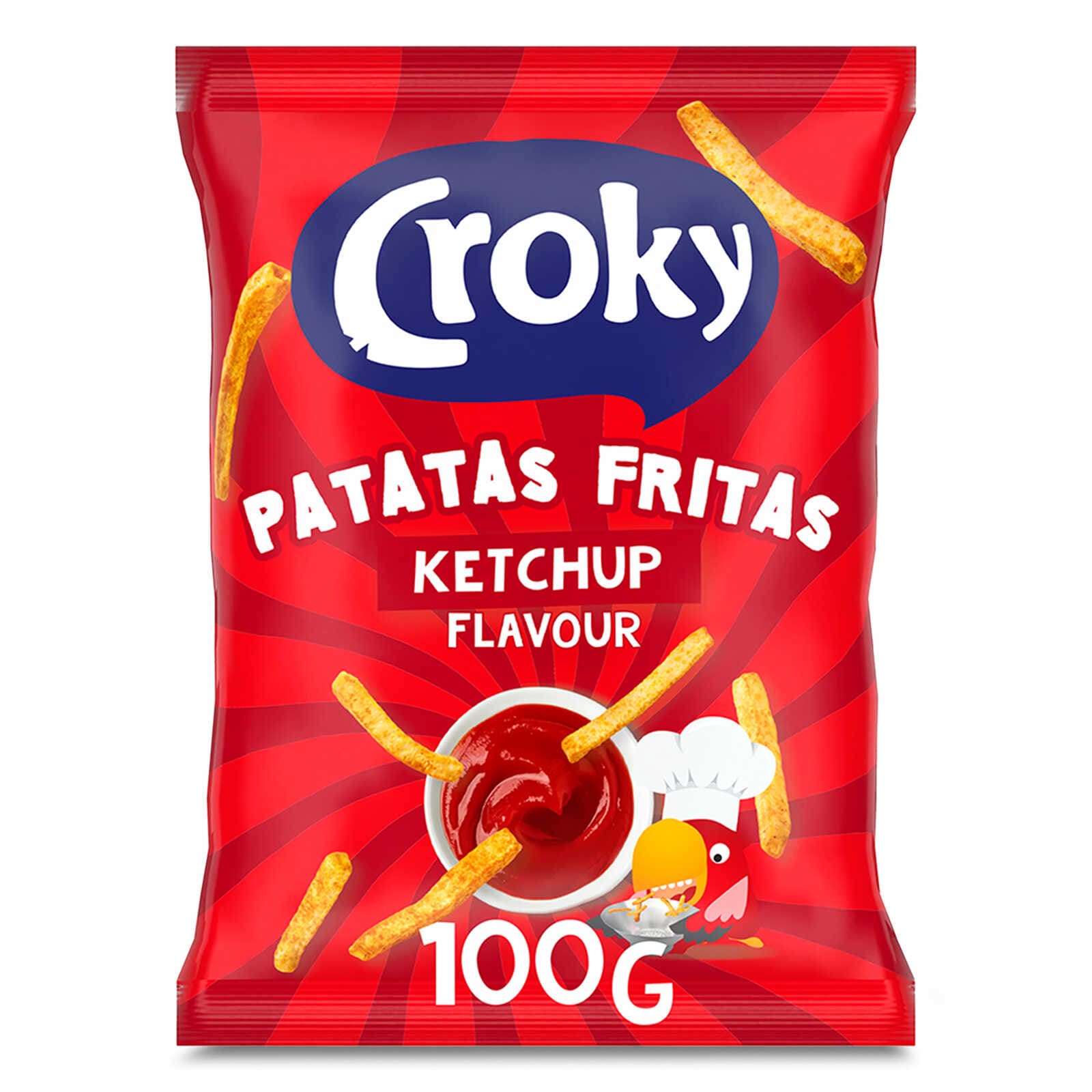 Croky Chips | Patatas Fritas | Ketchup