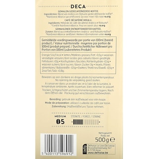 Delhaize | Koffie | Décaféiné 05 | Gemalen 