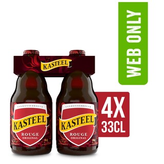 Kasteel | Sterk fruitbier | Rouge | 8% ALC. | Fles 4 x 33 cl
