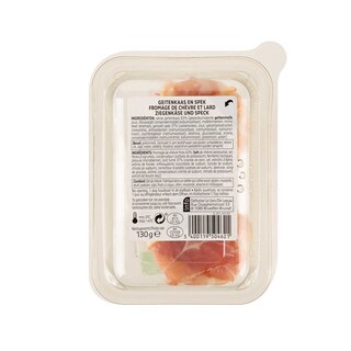 Delhaize | Geitenkaas en spek 