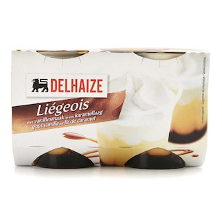 Delhaize | Liégeois | Vanille-Caramel 