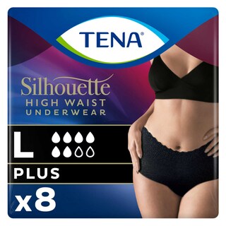 Tena | Silhouette | Zwart | Large 