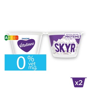 Vitalinea | Skyr | Natuur | Light 2 x 145 gr