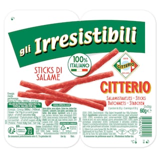 Citterio | Irresistibilli | Salamistaafjes 60 gr