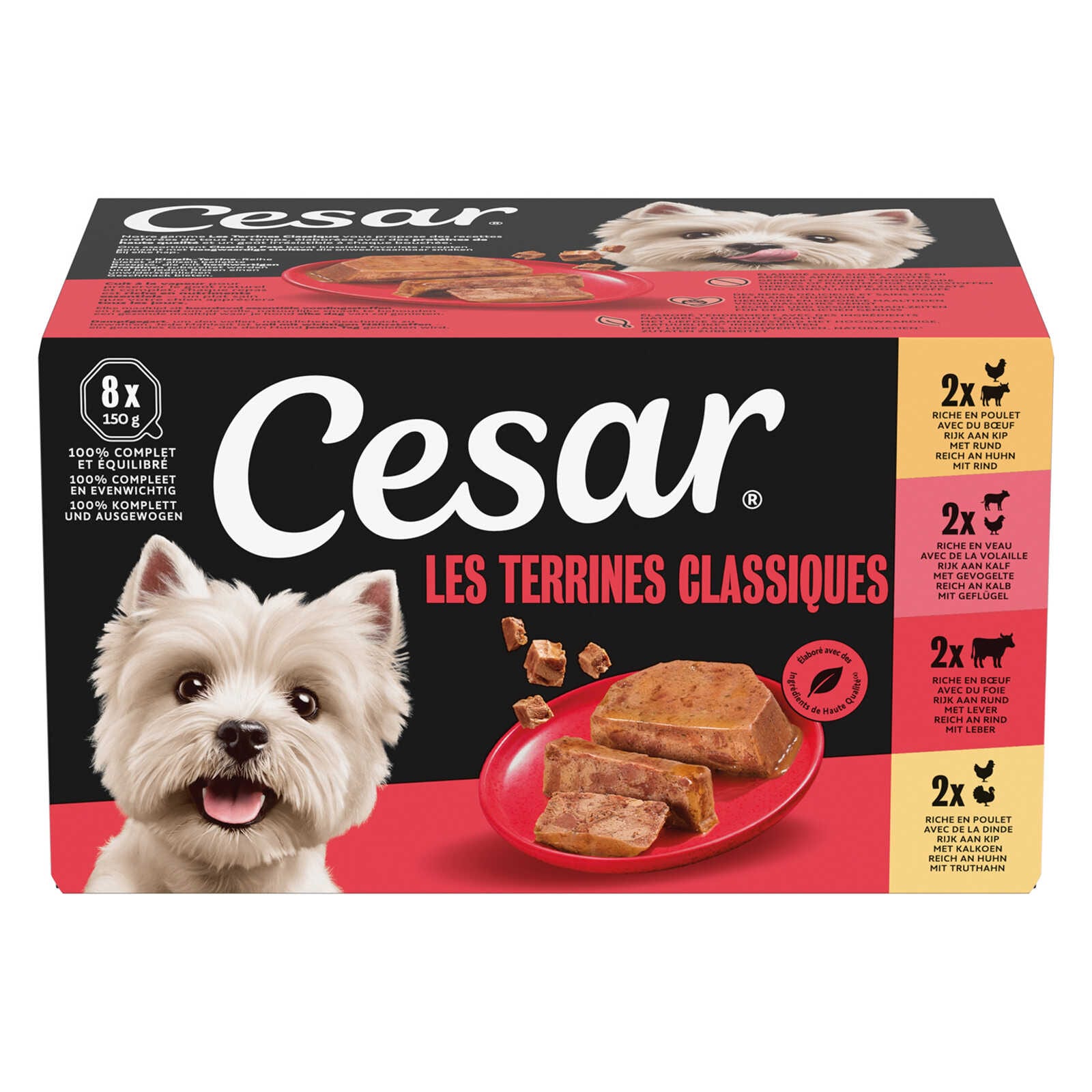 Cesar Hondenvoeding | Terrine | Mix Vlees