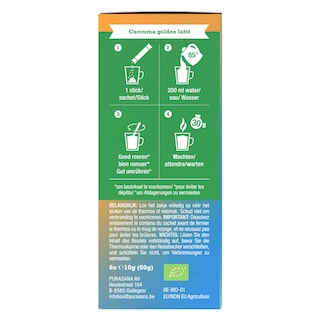 Purasana | Thee | Curcuma Latte | Poudre | Bio 