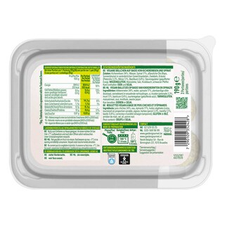 Garden Gourmet | Falafel | Epinards | Vegan 190 gr