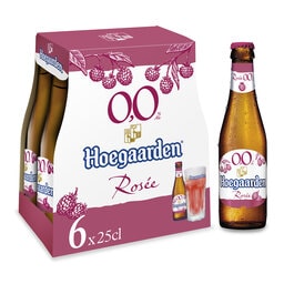 Hoegaarden | Bière fruitée | Rosée | Sans alcool | 0% alc | Bouteille 