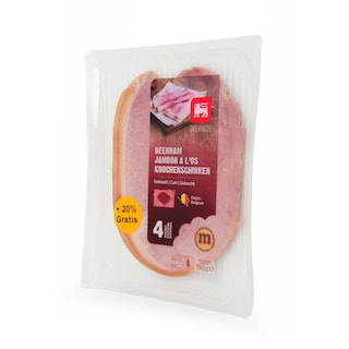 Delhaize | Jambon cuit à l'os en tranches 