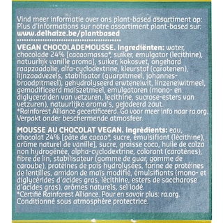 Delhaize | Plant-Based | Mousse | Chocolat | Vegan 