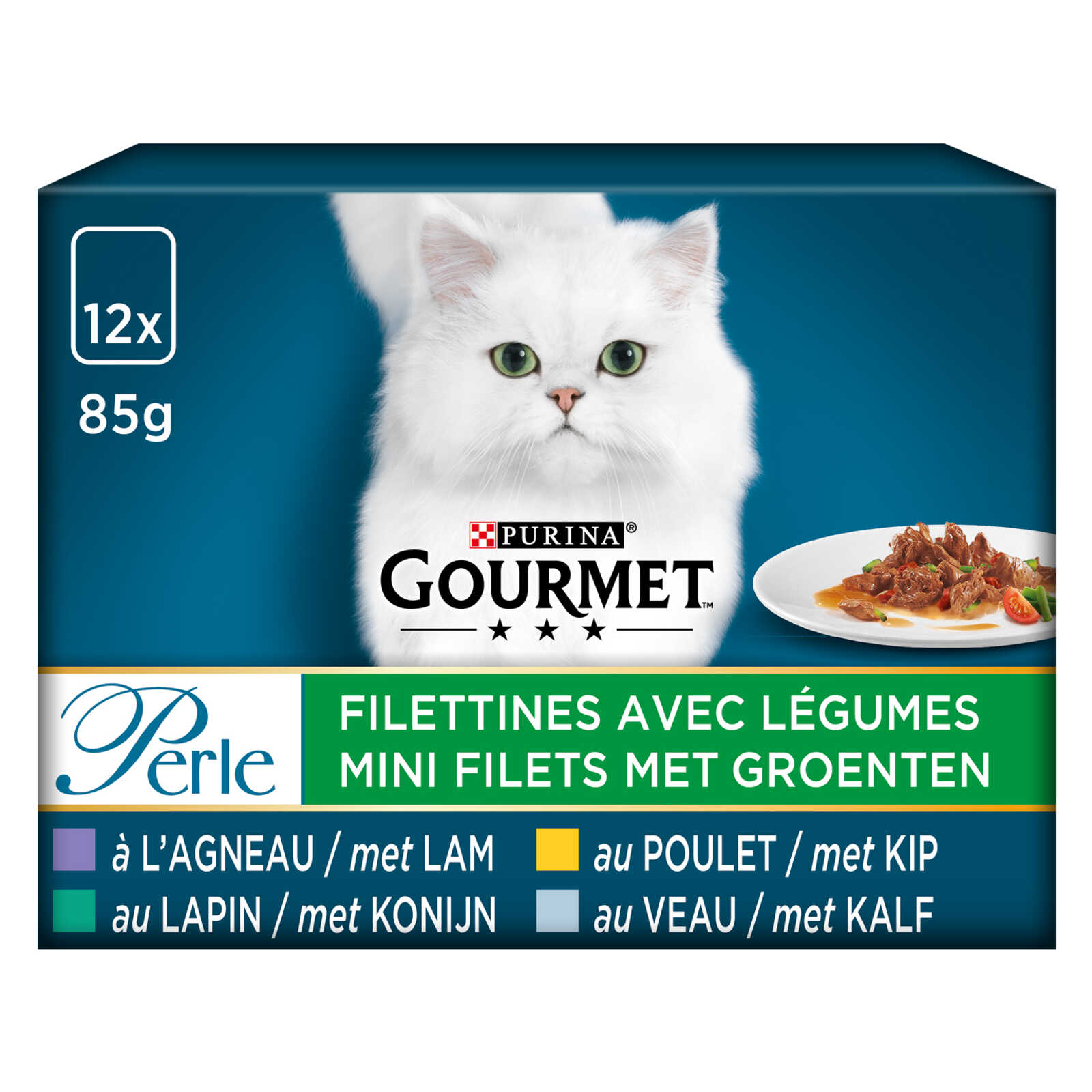 Gourmet Kattenvoeding | Adult | Mini Filets | Vlees