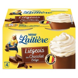 La Laitière | Le Liégeois  | au chocolat Belge 