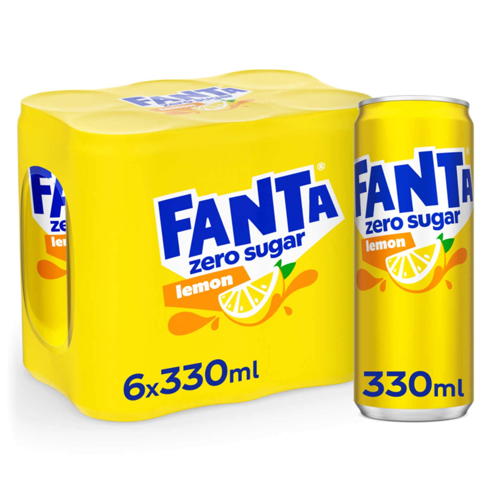 Fanta Zero Sugar | Lemon | Blik