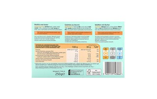 Delhaize | Gaufrettes | Beurre | Fin 250 gr