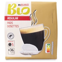 Delhaize | Café | Regular | Rfa | 36P | Bio 250 gr