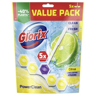 Glorix | Bloc WC | Clean & Fresh | Citrus 5 pc