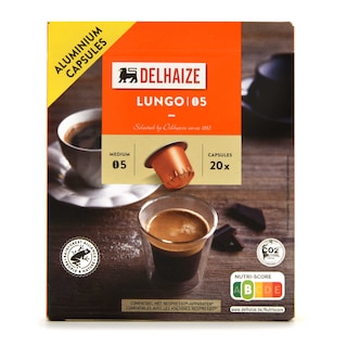 Delhaize | Koffie | Lungo 05 | Caps 