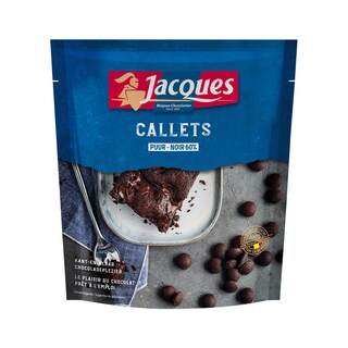 Jacques | Chocolade | Callets | Puur 400 gr