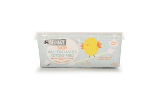 Delhaize | Bâtonnets ouatés | 100% Coton 
