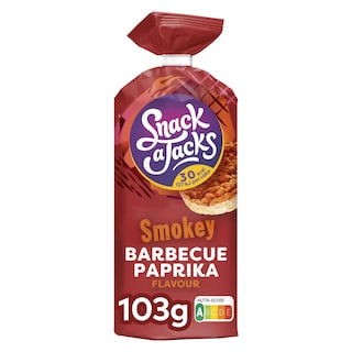 Snack A Jacks | Rijstwafels | Smokey Barbecue Paprika 