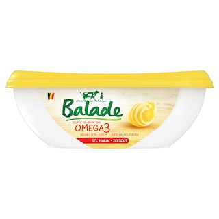 Balade | Omega 3 | Beurre demi-écrémé | A tartiner | Sel marin 