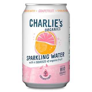 Charlie's | Eau pétillante | 33cl | Goût Pamplemousse | Bio 